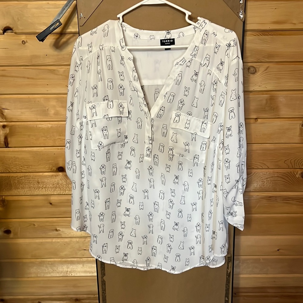 Torrid dog shirt